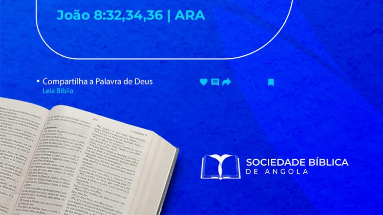 João 8:32 e conhecerão a verdade, e a verdade os libertará., Nova Tradução  na Linguagem de Hoje (NTLH)